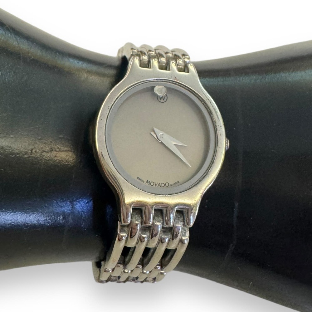 Movado Esperanza Classic Stainless Steel Watch with Gray Dial